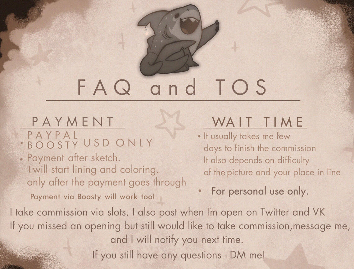 Character's complexity will affect the price